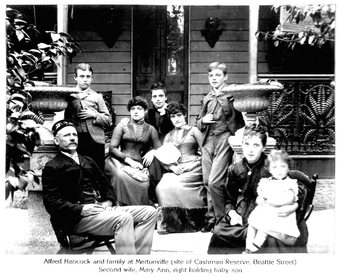 Alfred Hancock and family